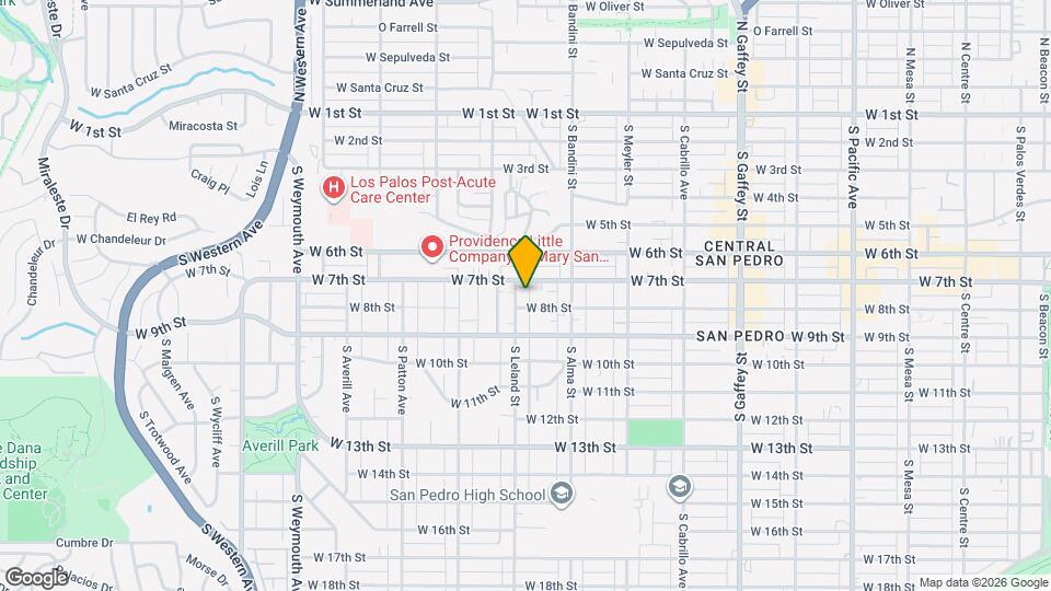 718 S Leland Map and Location Details