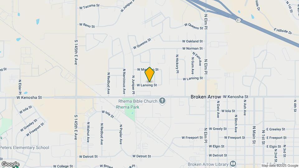 930 W Lansing St Map and Location Details