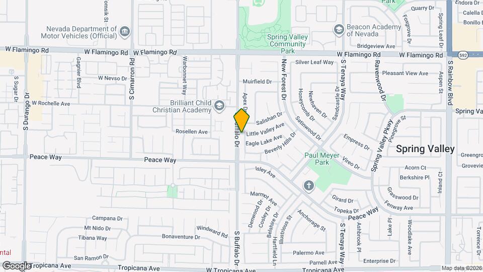 4417 Anatone Dr Map and Location Details