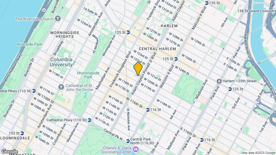 200 W 120th St Mapa y Detalles de la Ubicación