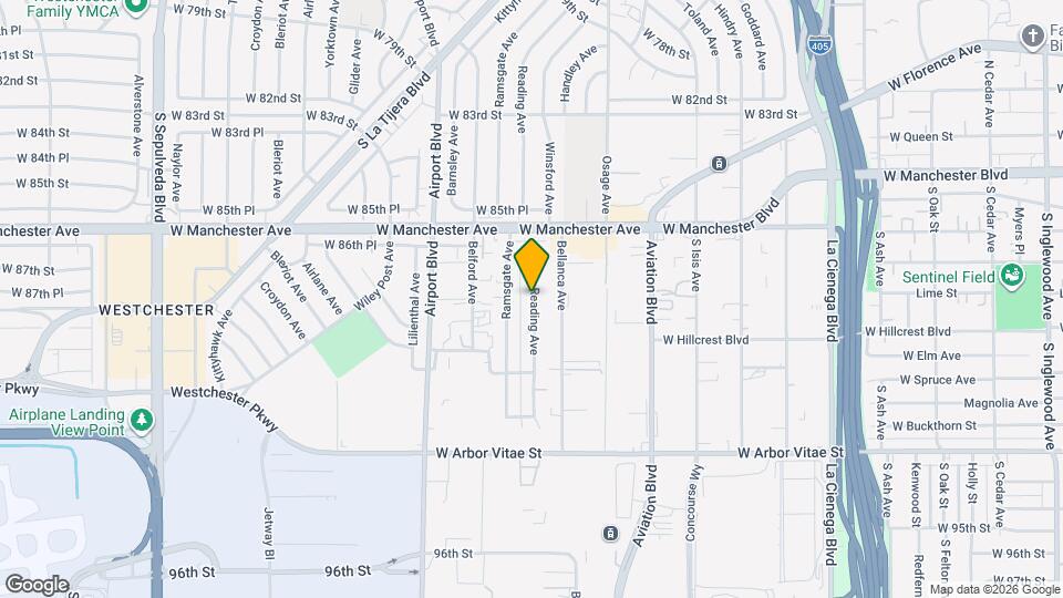 8805 Reading Ave, Unit 8805 Map and Location Details