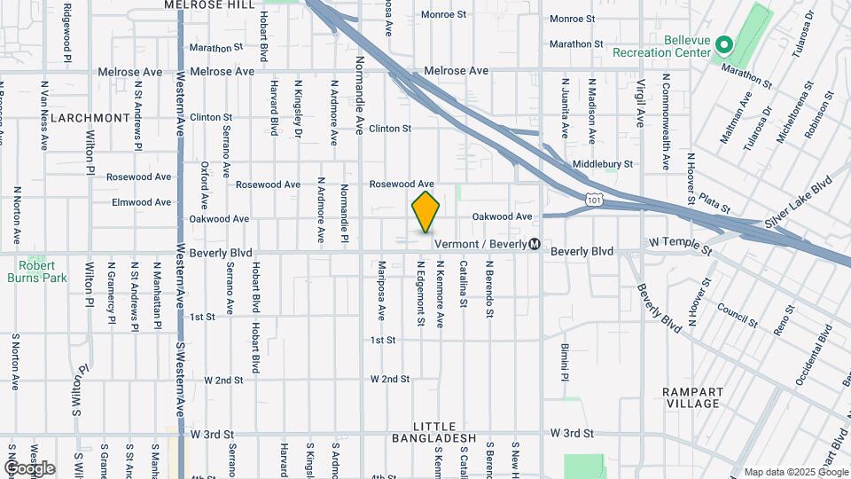 321 N Kenmore Ave Map and Location Details