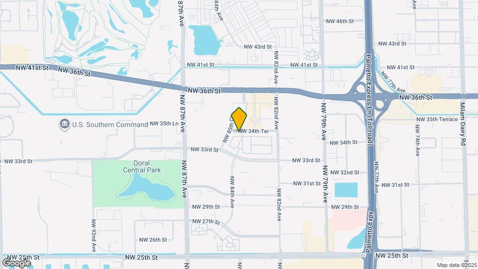 8415 NW 34th St Map and Location Details