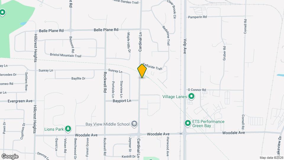 1380 Cardinal Ln Mapa y Detalles de la Ubicación