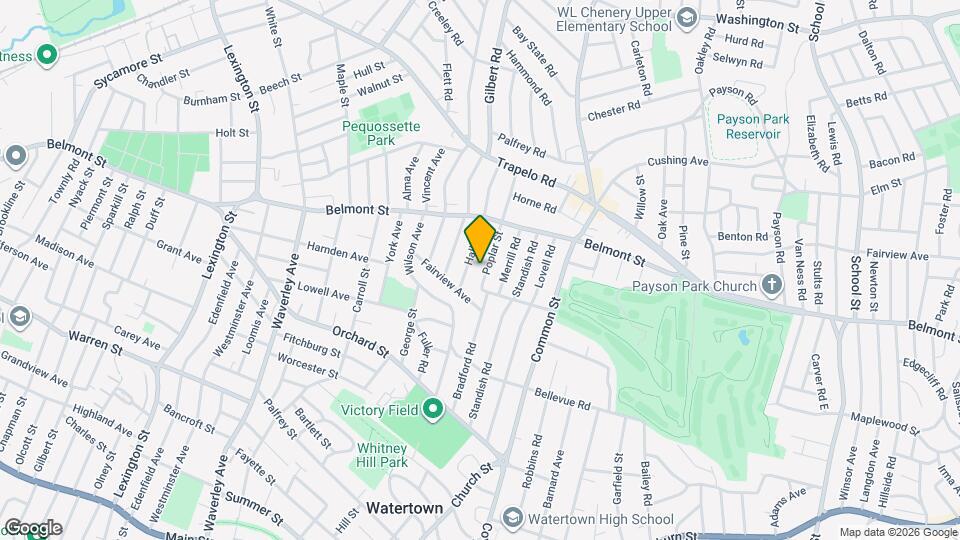 105 Poplar St Map and Location Details