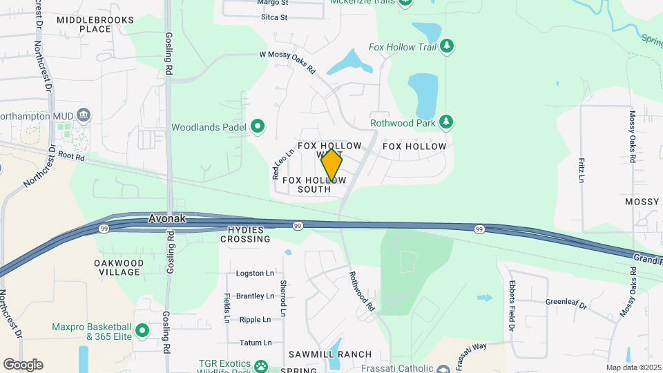 5015 Fox Mill Ln Map and Location Details