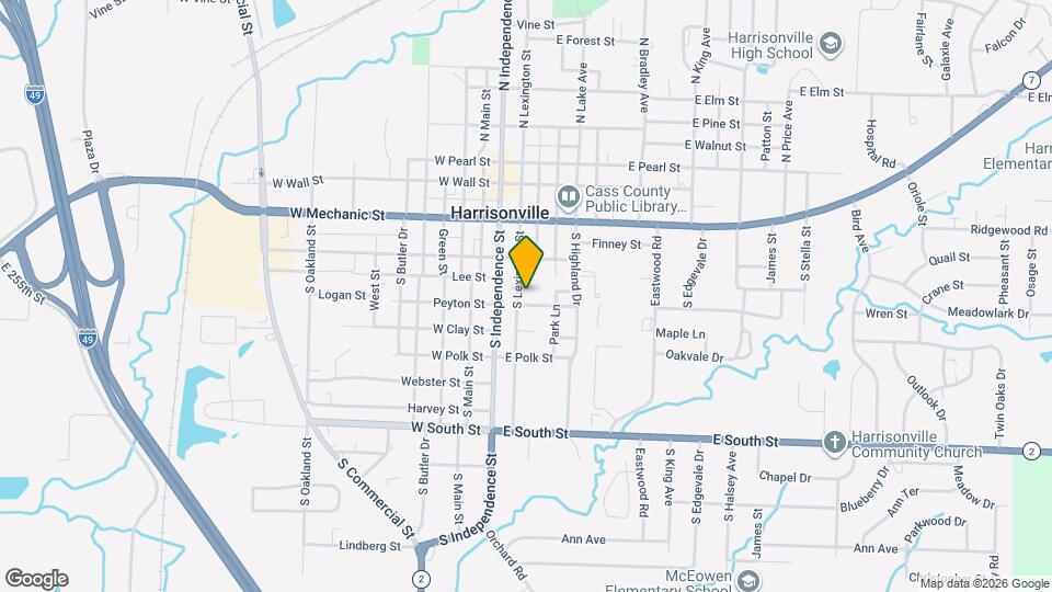 707 S Lexington St Map and Location Details