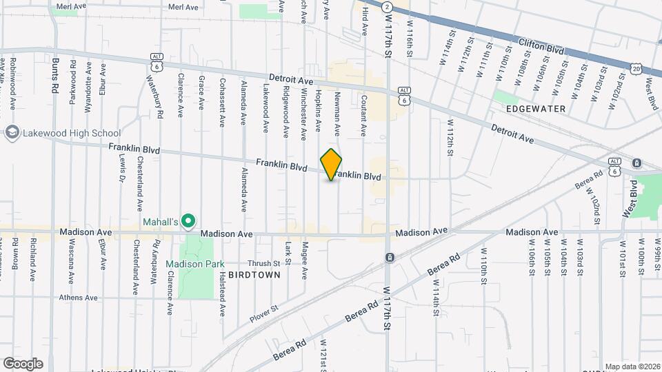 1566 Newman Ave Mapa y Detalles de la Ubicación