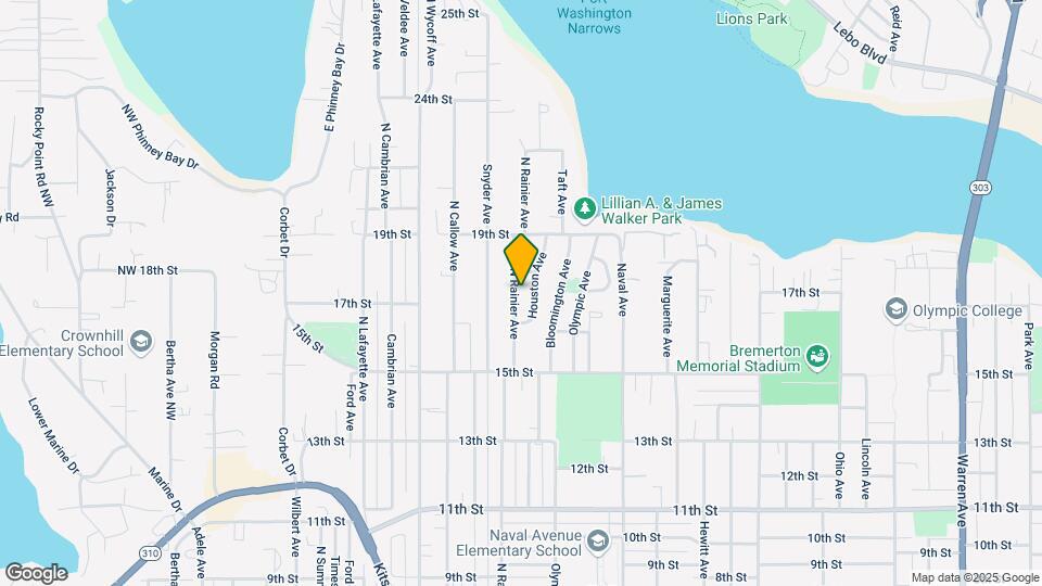 1708-1710 N Rainier Ave Mapa y Detalles de la Ubicación