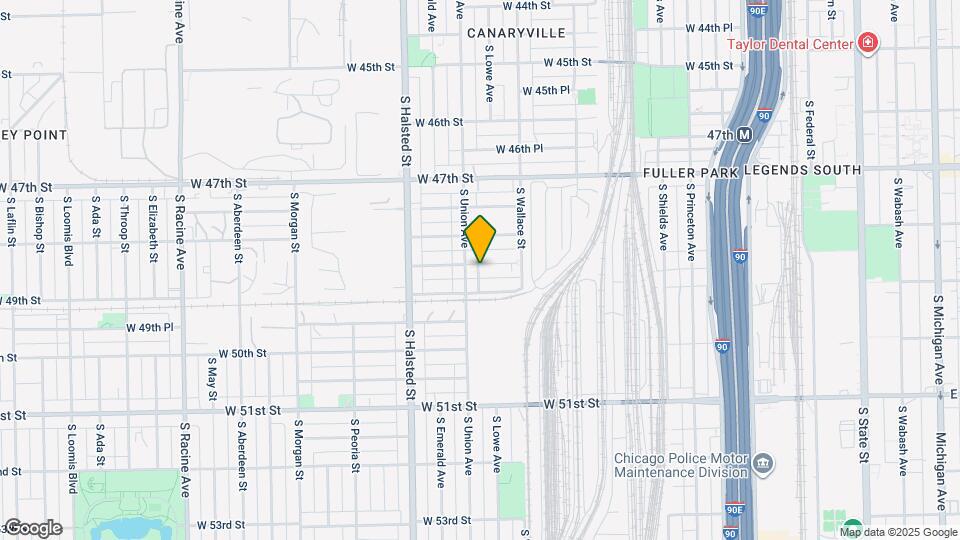 647 W 48th Pl, Unit #2 Map and Location Details