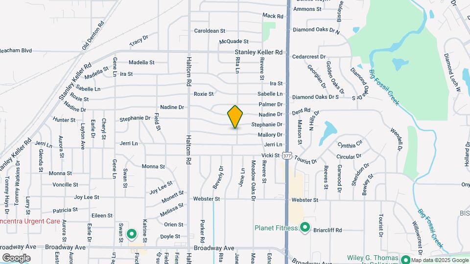 5233 Mallory Dr Map and Location Details