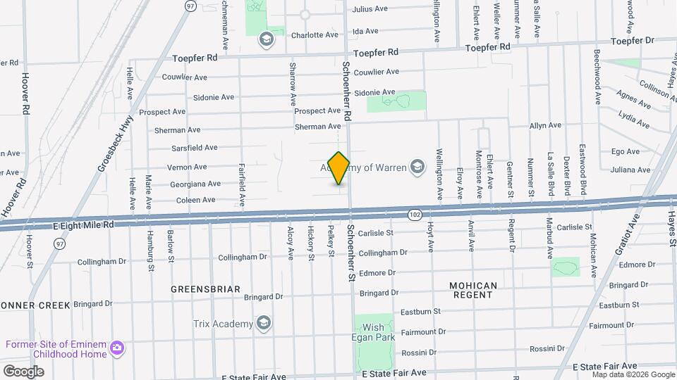 13499 Coleen Ave Map and Location Details