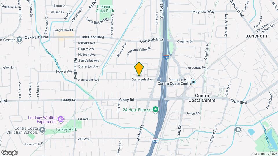 1578 Sunnyvale Ave, Unit 44 Map and Location Details