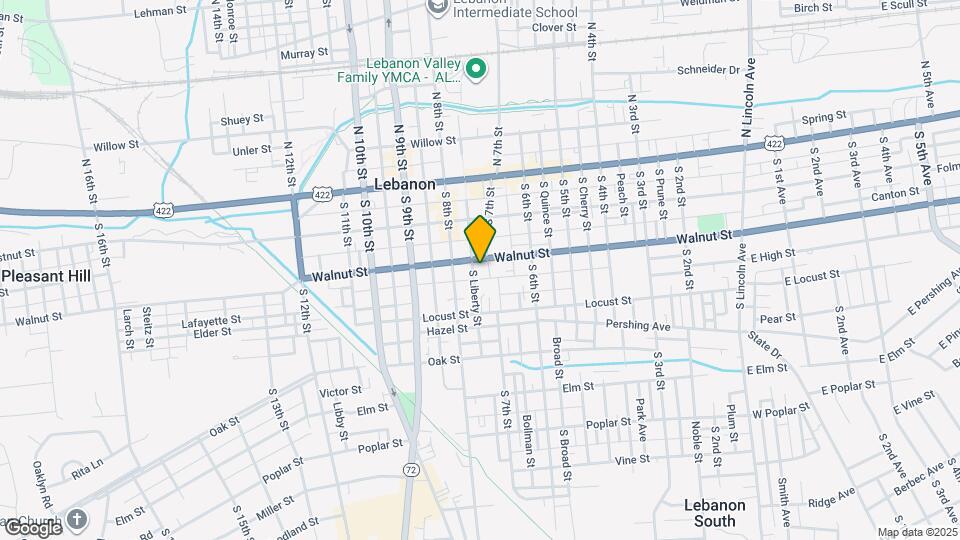 712 Walnut St Map and Location Details