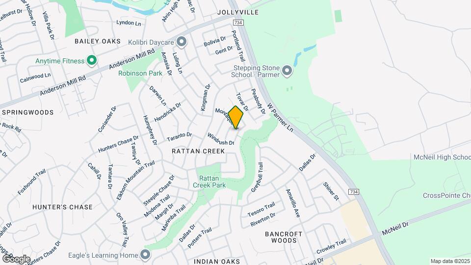 7508 Windrush Dr Map and Location Details