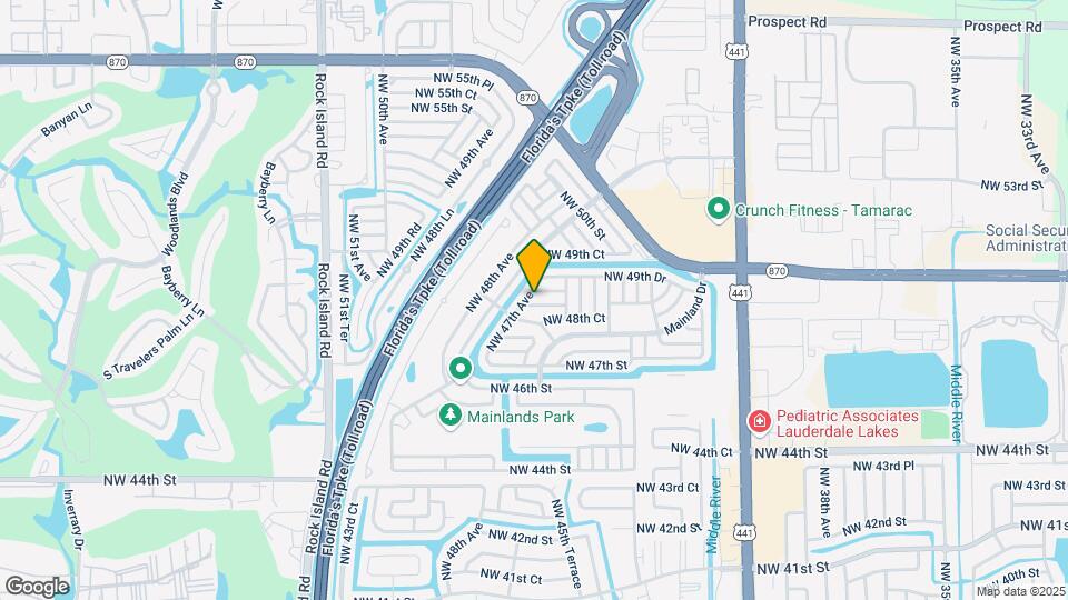 4603 NW 49th St Map and Location Details