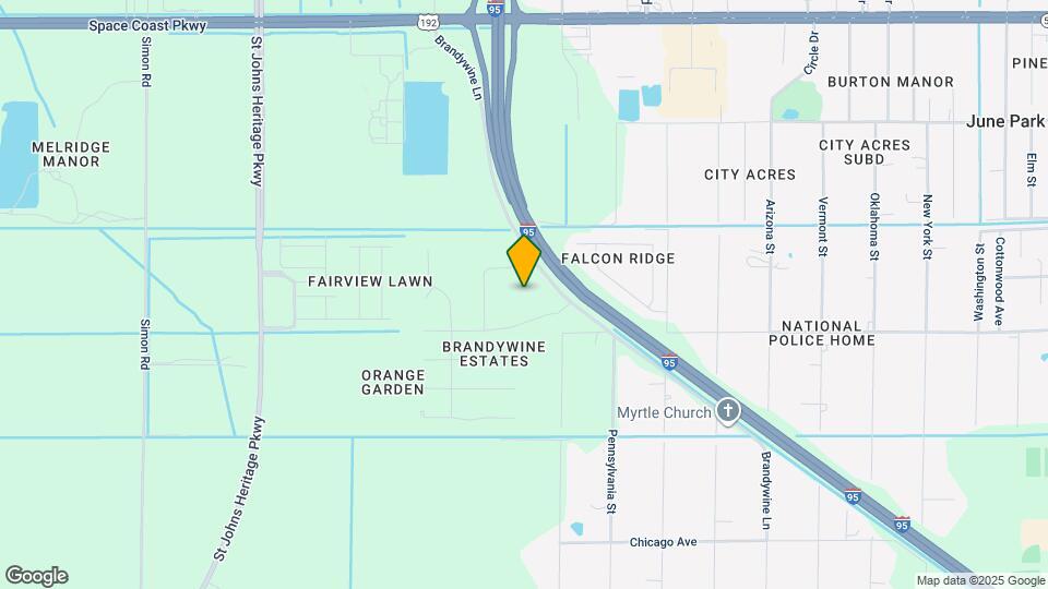 2440 Brandywine Ln Mapa y Detalles de la Ubicación