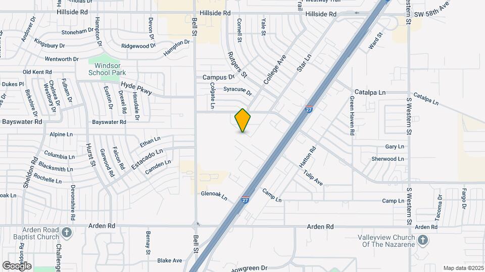 6800 Pepperdine Dr Map and Location Details