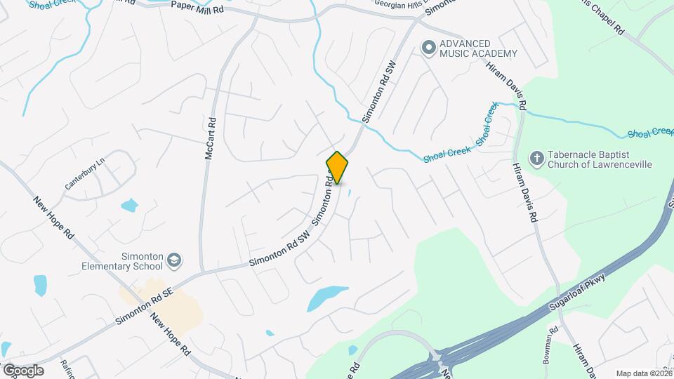 600 Simonton Crest Dr SE, Unit 4308 Map and Location Details