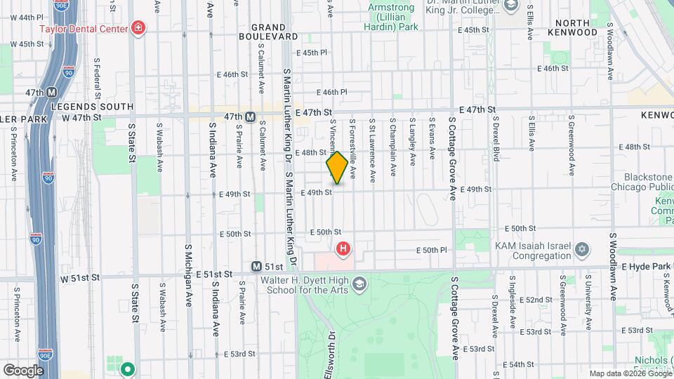 4847 S Vincennes Ave, Unit 2 Map and Location Details