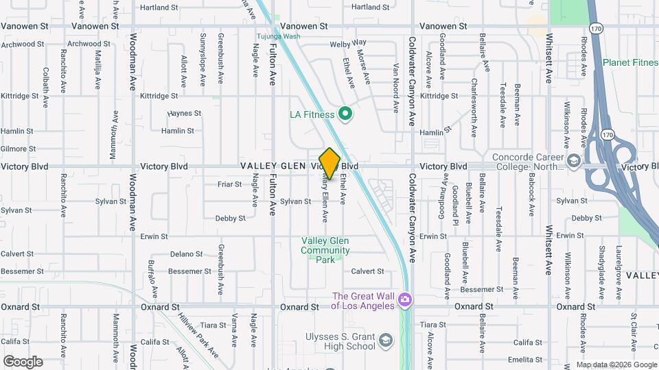 6330 Mary Ellen Ave Mapa y Detalles de la Ubicación