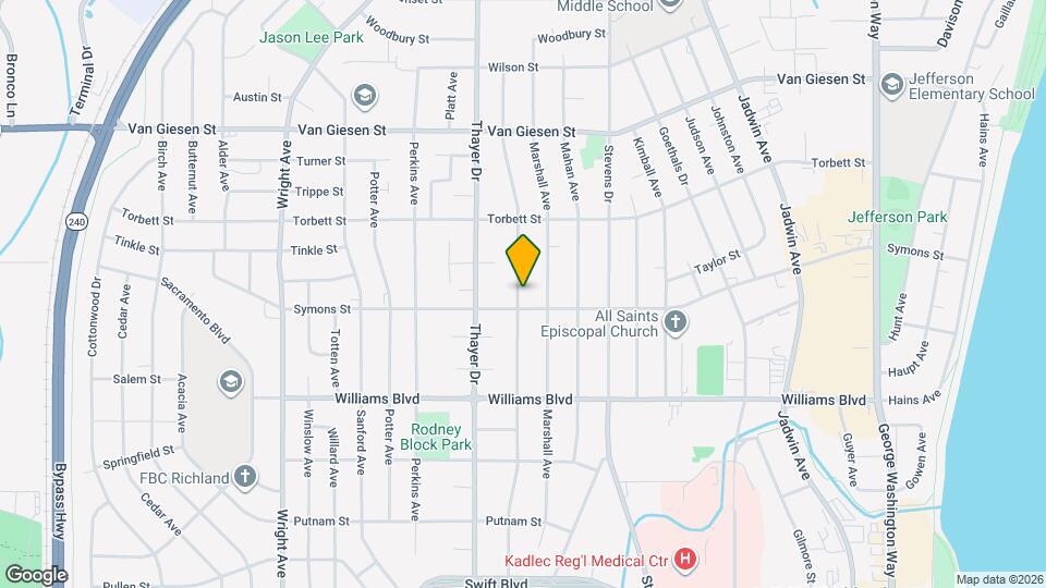 1404-1406 McPherson Ave Map and Location Details