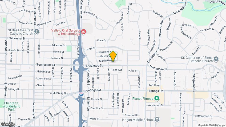 2414 Tennessee St Map and Location Details