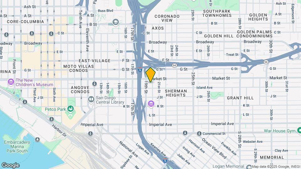 530 20th St Map and Location Details