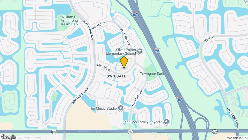 15616 NW 12th Ct Map and Location Details