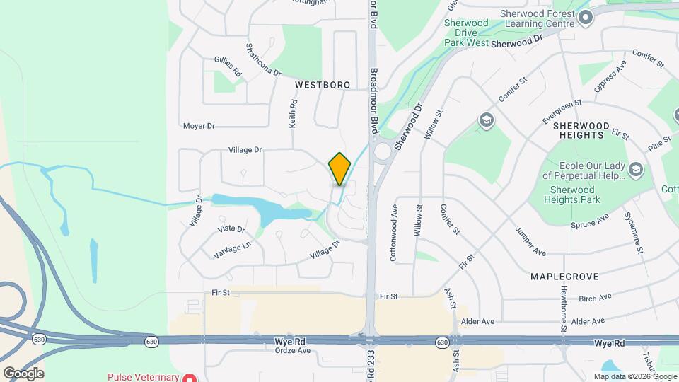 839 Village Dr Map and Location Details