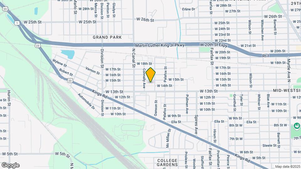2119 W 14th St Map and Location Details
