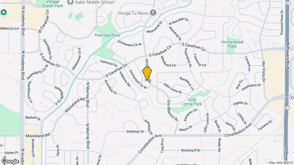 2918 Oro Blanco Dr Map and Location Details