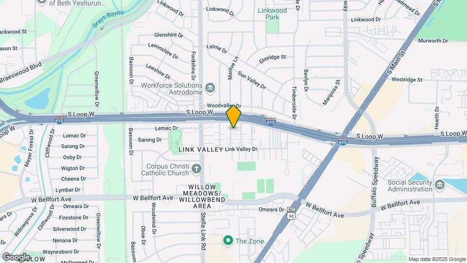 9611 Marlive Ln Map and Location Details