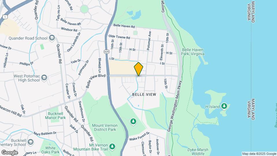 1413 Belle View Blvd Map and Location Details