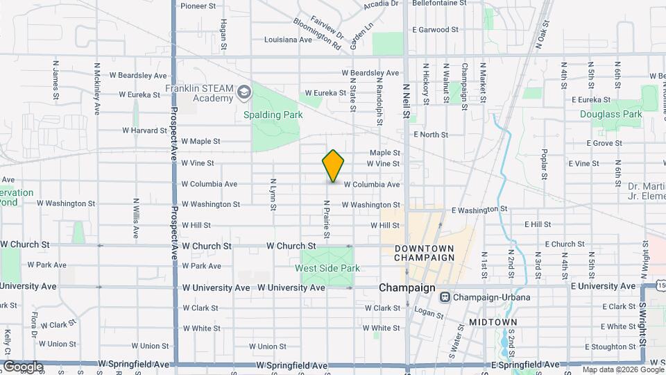 311 W Columbia Ave, Unit Apt 1 Map and Location Details