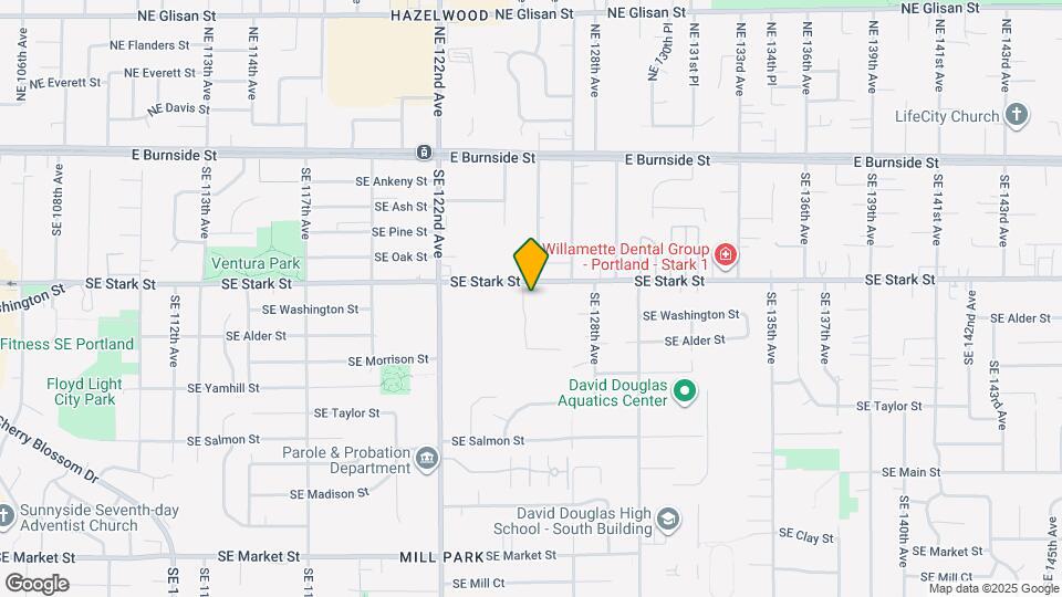 12520 SE Stark St Map and Location Details