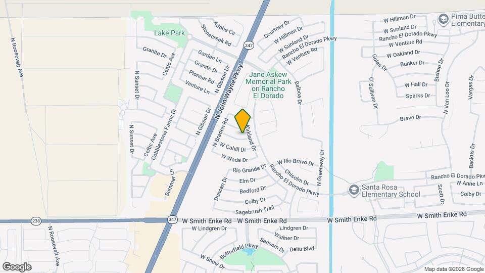 43762 W Carey Dr Map and Location Details