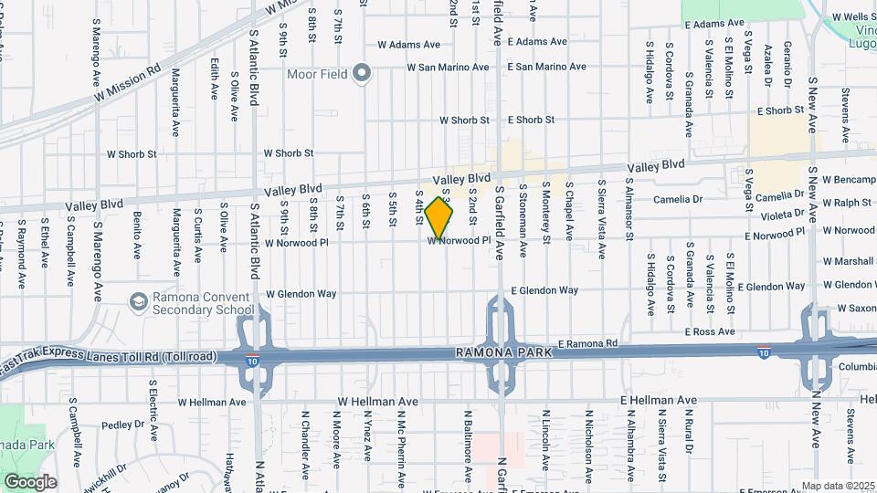 300 W Norwood Pl Mapa y Detalles de la Ubicación