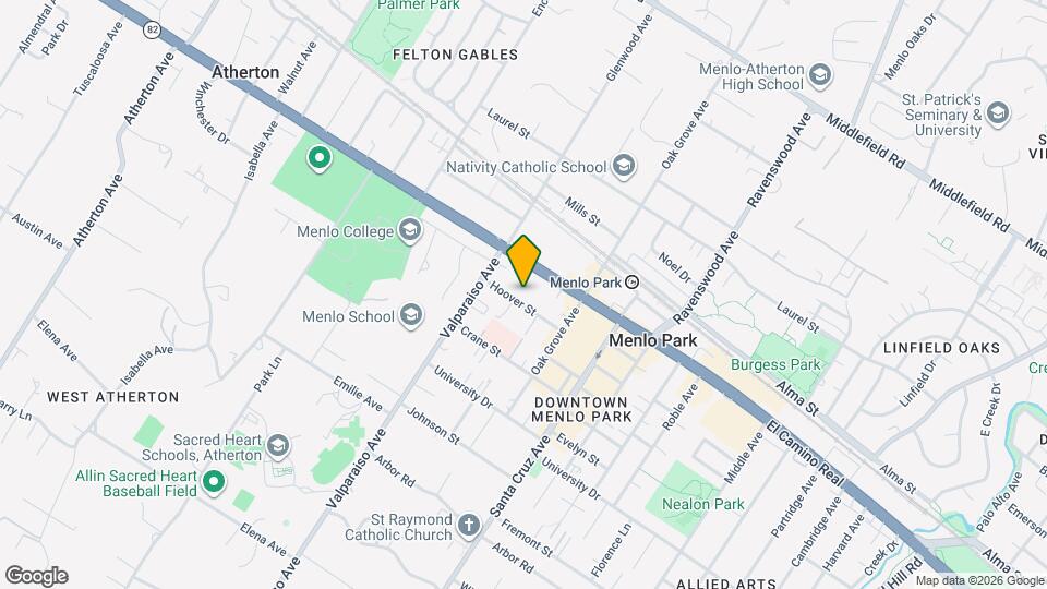 1300 Hoover St Map and Location Details