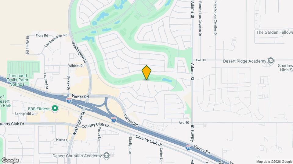 39261 Mirage Cir Map and Location Details