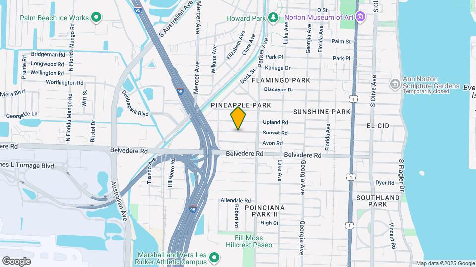 942 Sunset Rd Map and Location Details