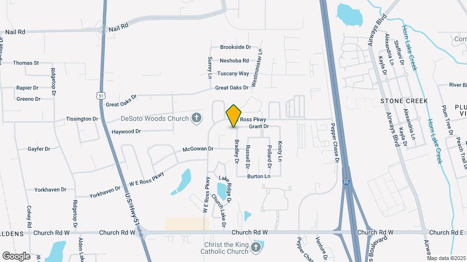 5505 Bradley Dr Map and Location Details