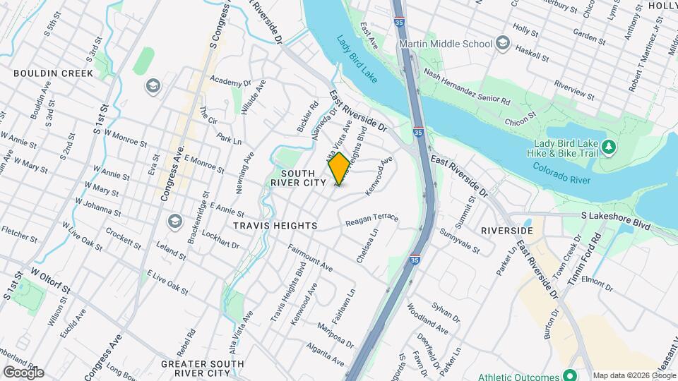 1415 Travis Heights Blvd Map and Location Details