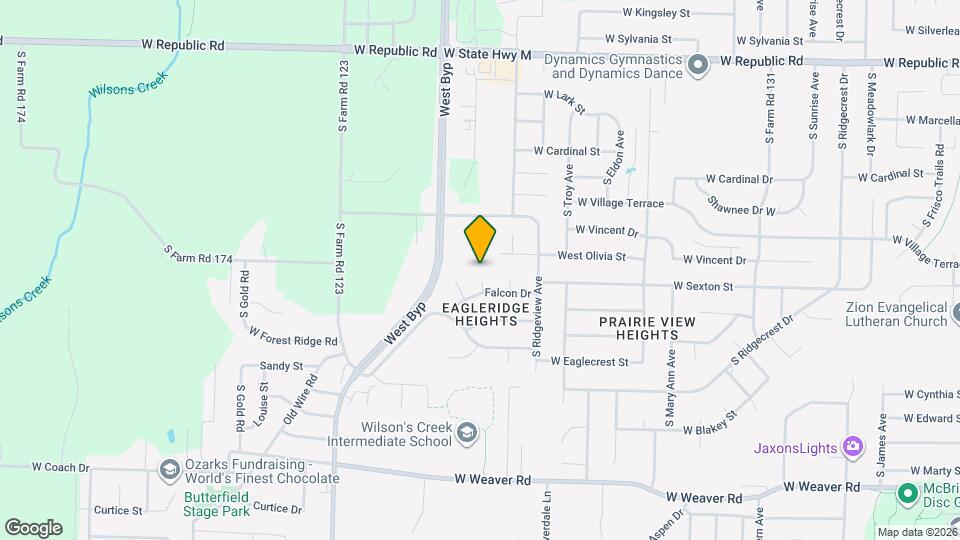 4607 S Falcon Ct Map and Location Details