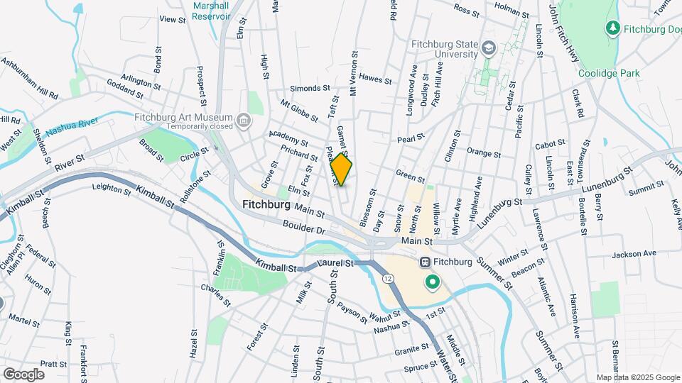 26 Pleasant St, Unit 1 Map and Location Details