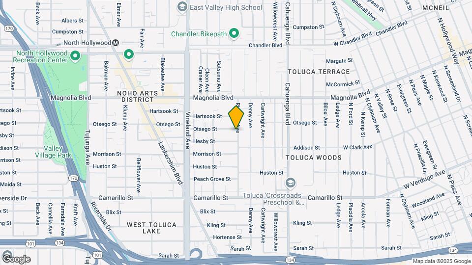 10800 Otsego St Mapa y Detalles de la Ubicación