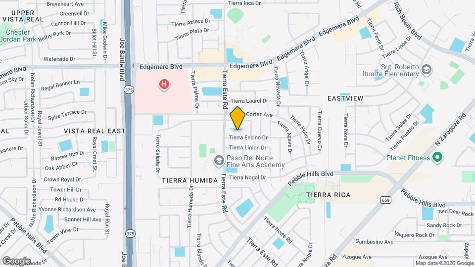12421 Tierra Encino Dr Map and Location Details