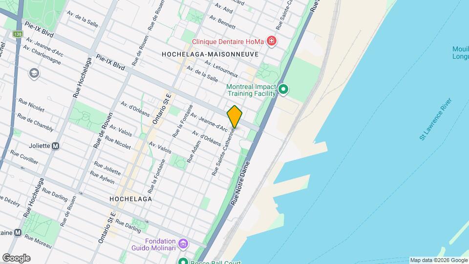 4020 Sainte-Catherine Rue E Map and Location Details