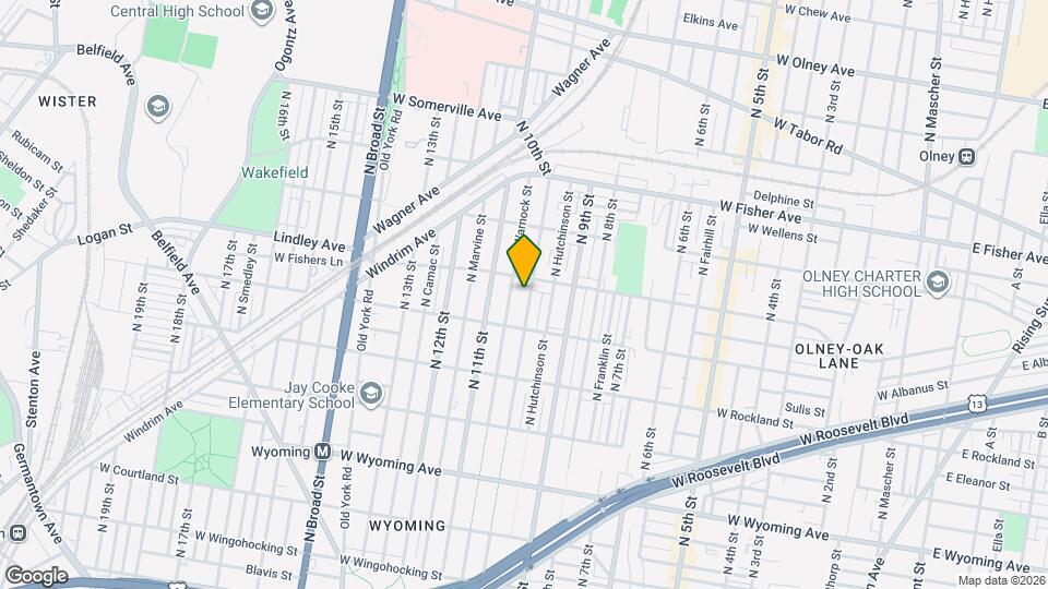 5034 N 10th St Map and Location Details