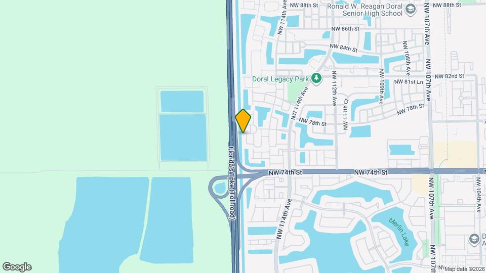 7712 NW 116 Pl Map and Location Details